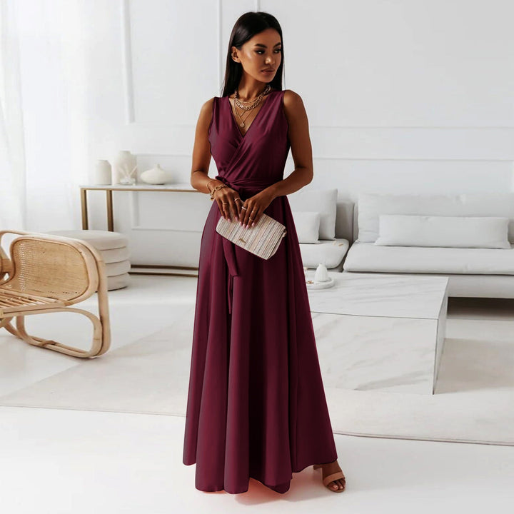 LS | Women Smooth Drape Maxi Dress Lion Style