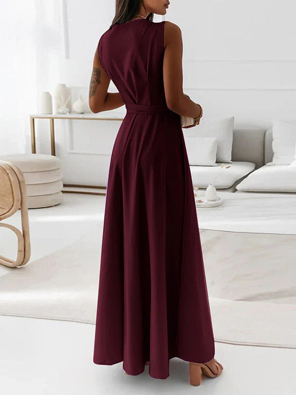 LS | Women Smooth Drape Maxi Dress Lion Style