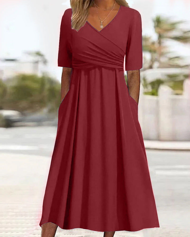 LS | Women Smooth Silhouette Dress Lion Style