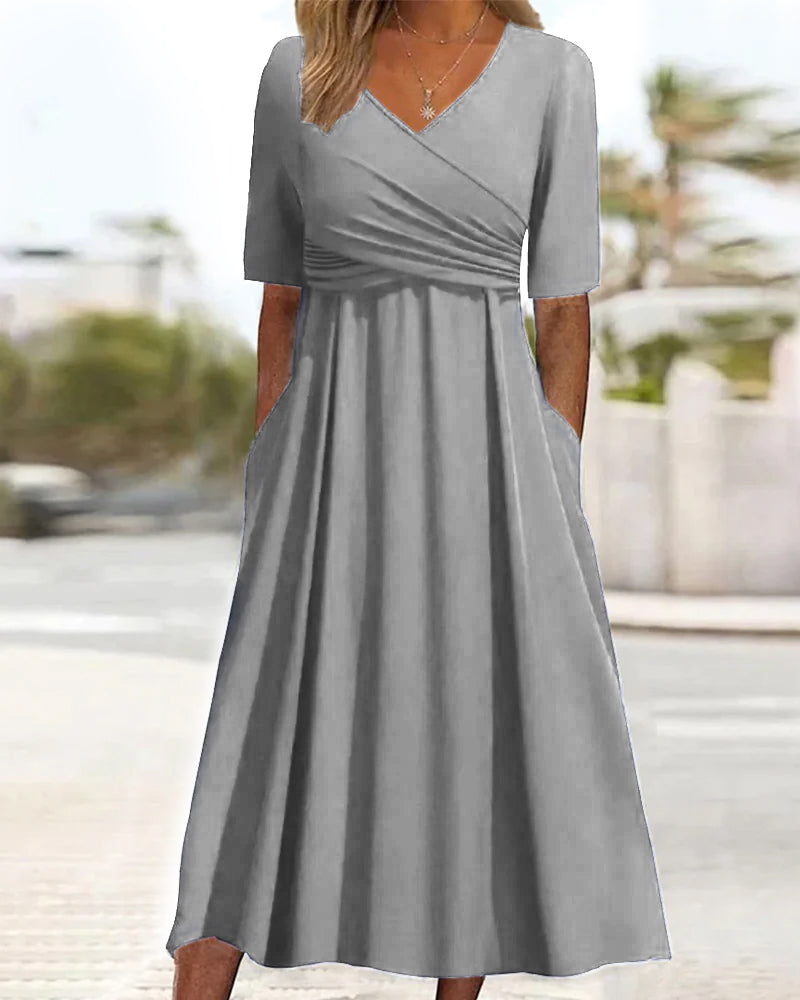 LS | Women Smooth Silhouette Dress Lion Style
