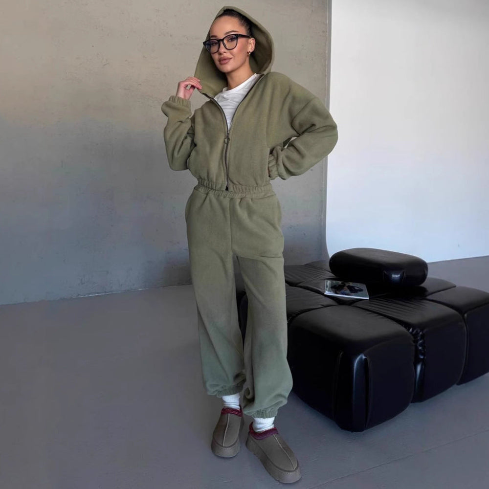 LS | Women Soft Fleece Lounge Set Lion Style