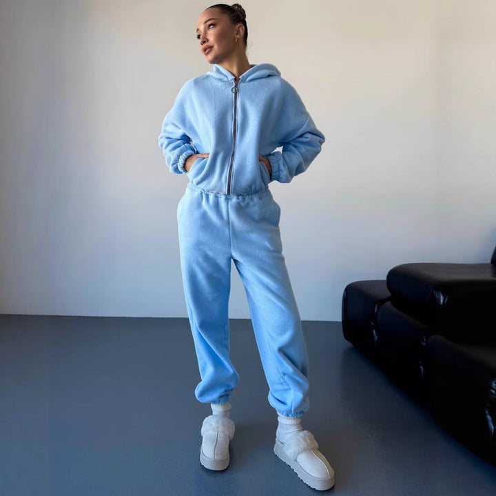 LS | Women Soft Fleece Lounge Set Lion Style