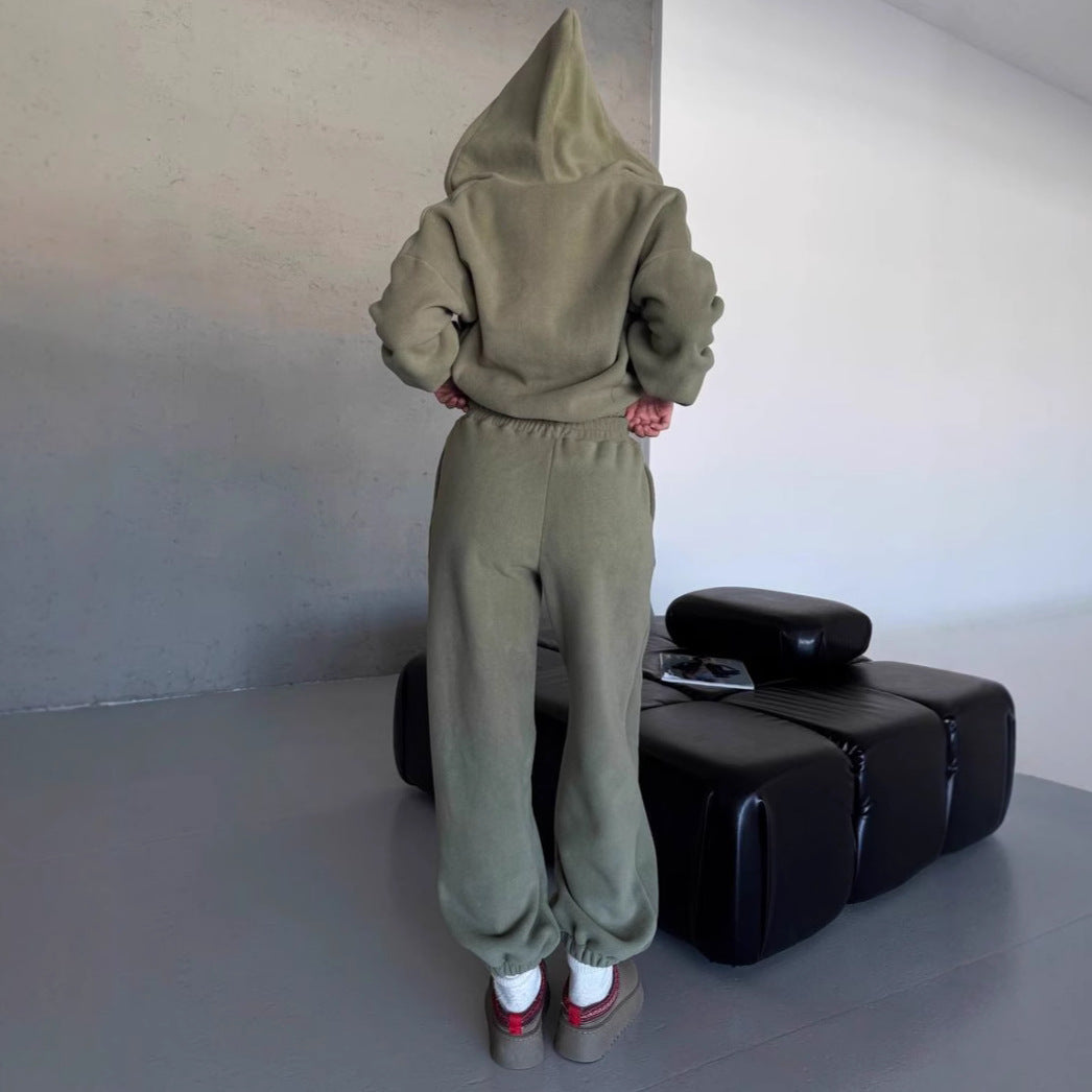 LS | Women Soft Fleece Lounge Set Lion Style