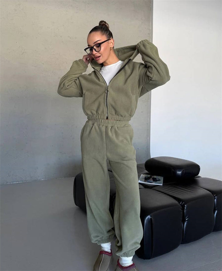 LS | Women Soft Fleece Lounge Set Lion Style