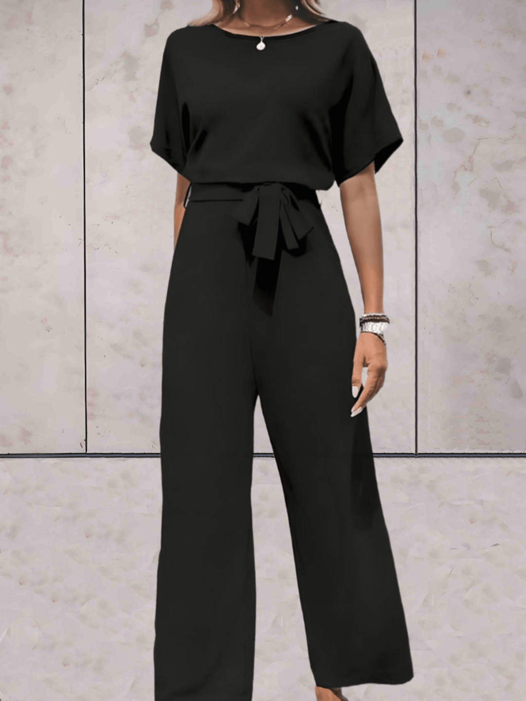 LS | Women Soft Flowing Jumpsuit Lion Style