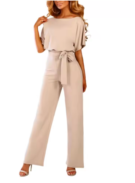 LS | Women Soft Flowing Jumpsuit Lion Style