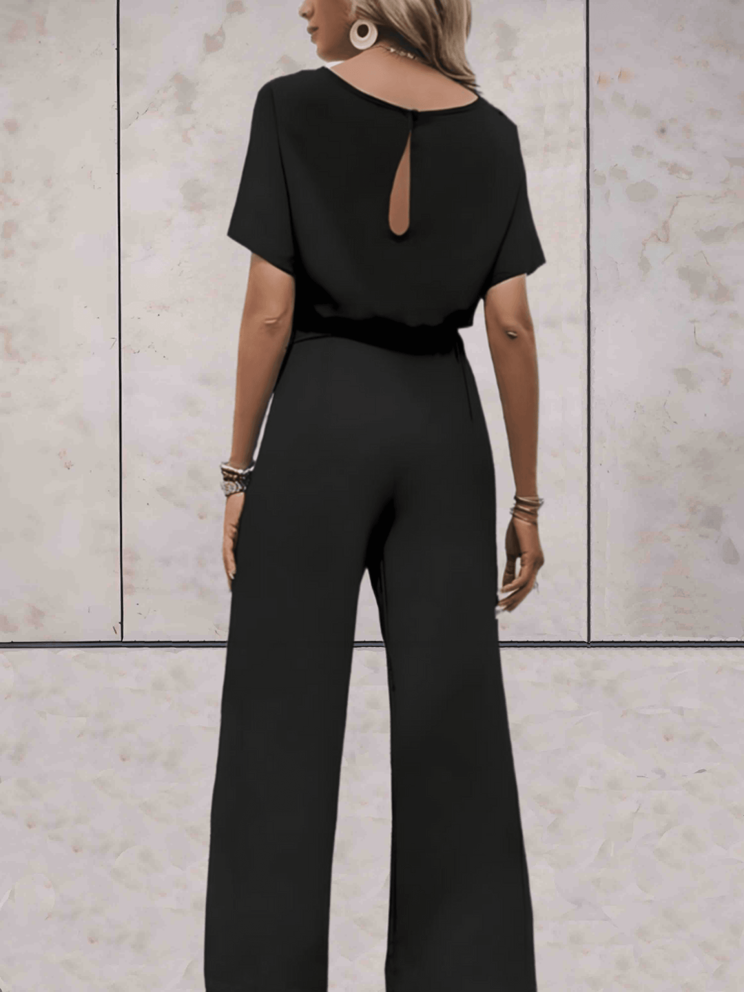 LS | Women Soft Flowing Jumpsuit Lion Style