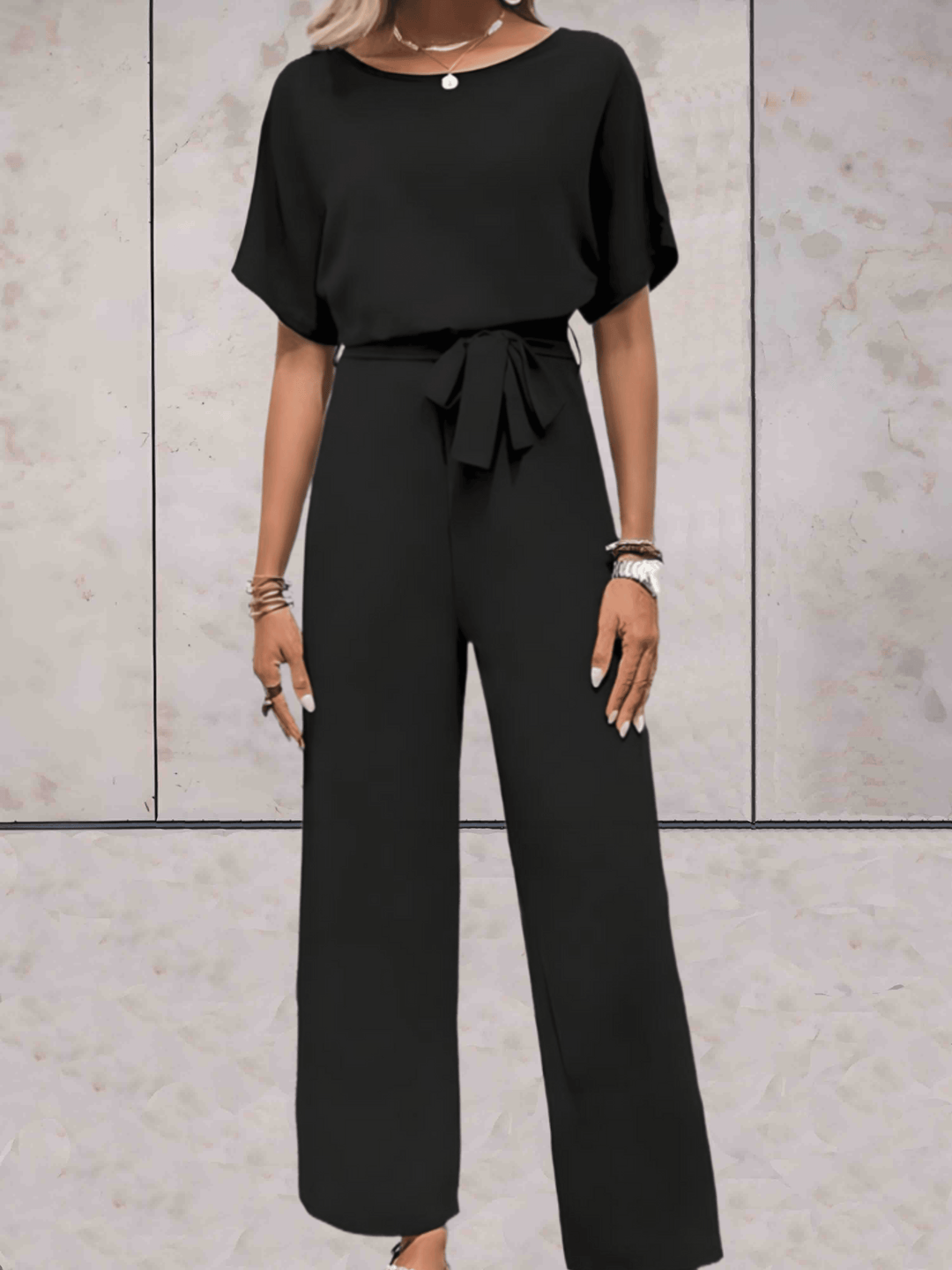 LS | Women Soft Flowing Jumpsuit Lion Style