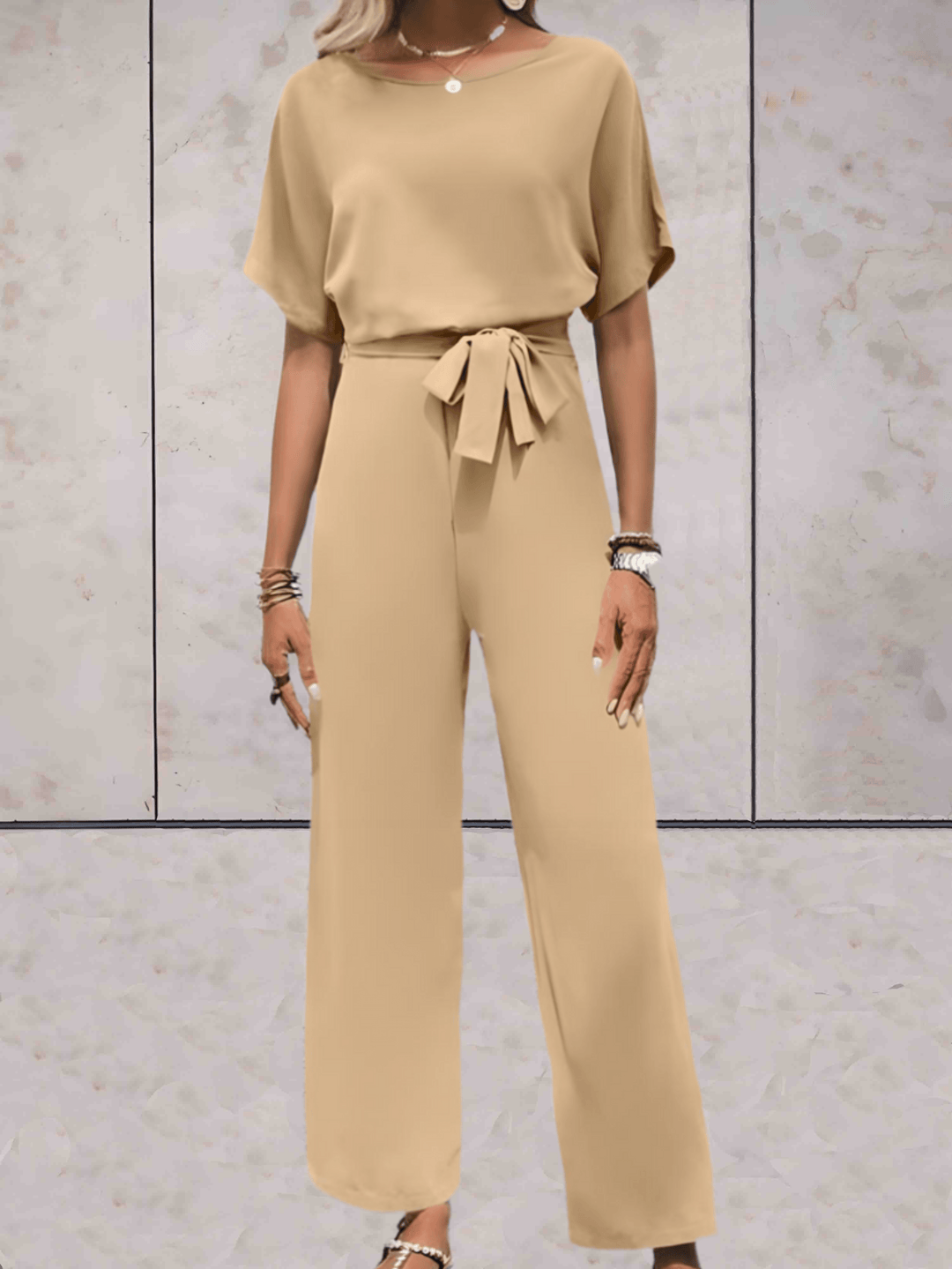 LS | Women Soft Flowing Jumpsuit Lion Style