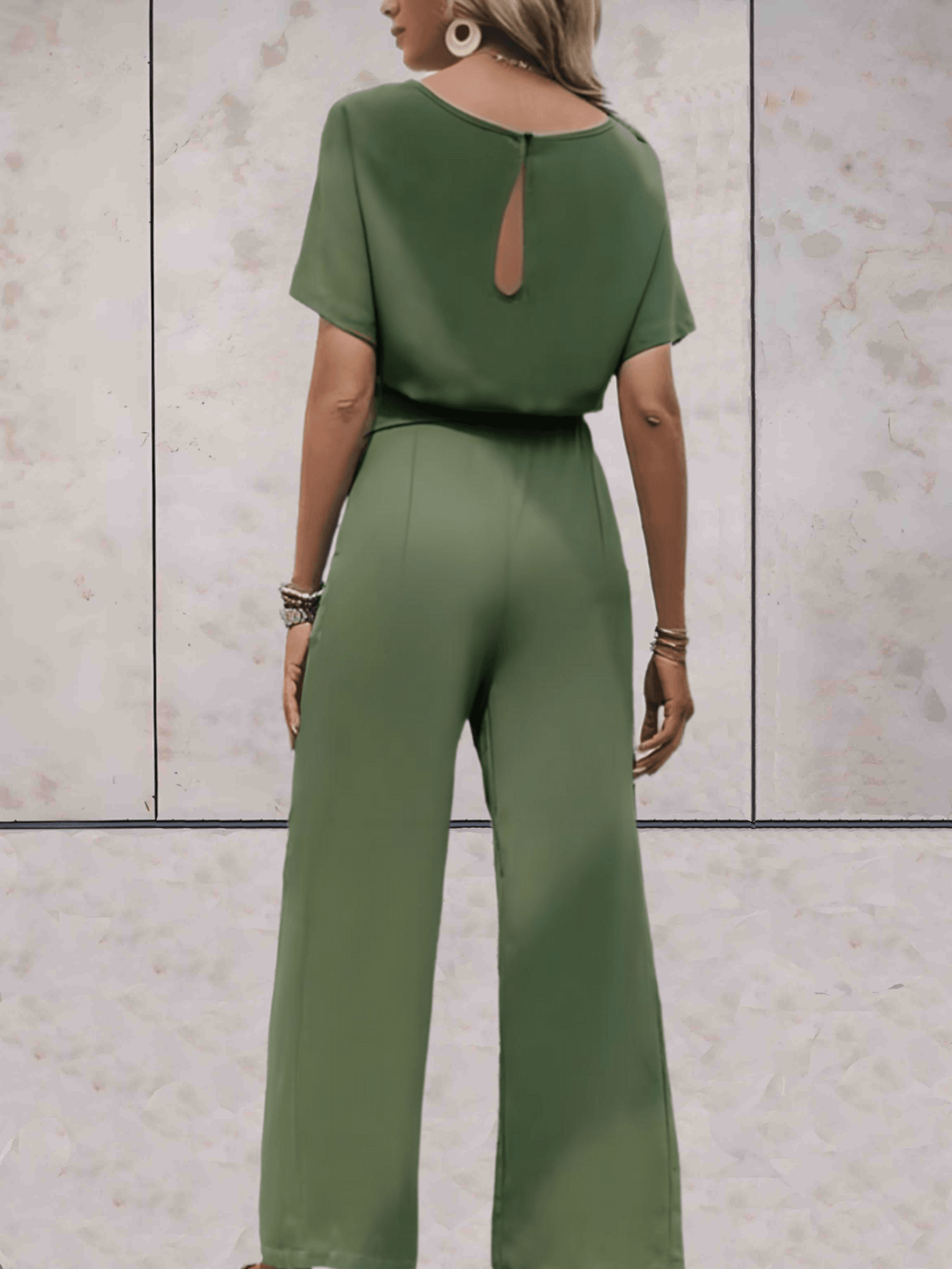 LS | Women Soft Flowing Jumpsuit Lion Style