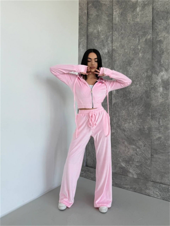 LS | Women Soft Girl Lounge Set Lion Style