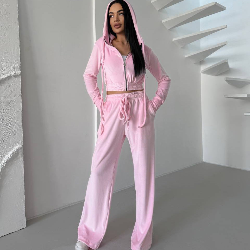 LS | Women Soft Girl Lounge Set Lion Style