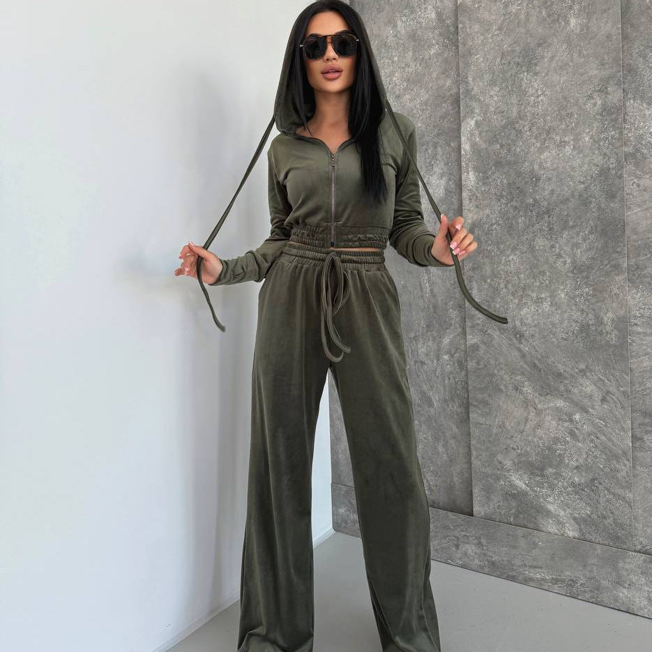 LS | Women Soft Girl Lounge Set Lion Style