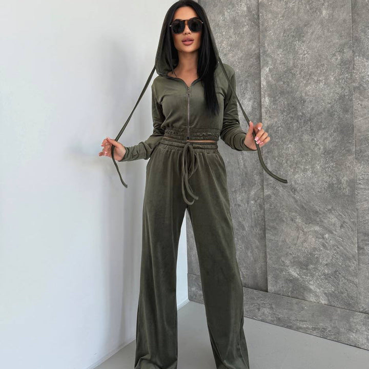LS | Women Soft Girl Lounge Set Lion Style