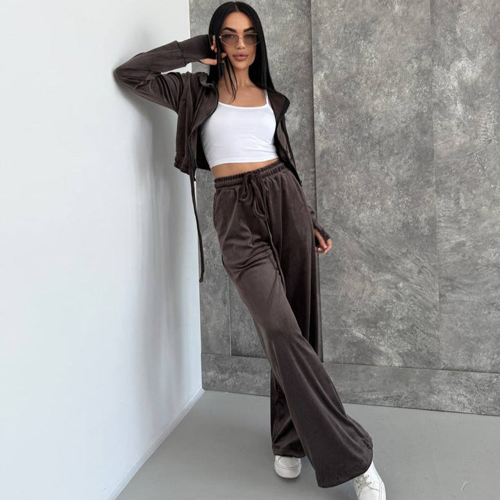 LS | Women Soft Girl Lounge Set Lion Style