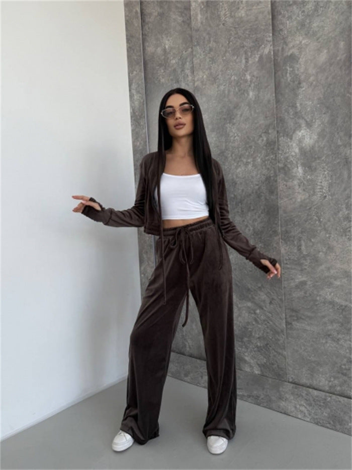 LS | Women Soft Girl Lounge Set Lion Style