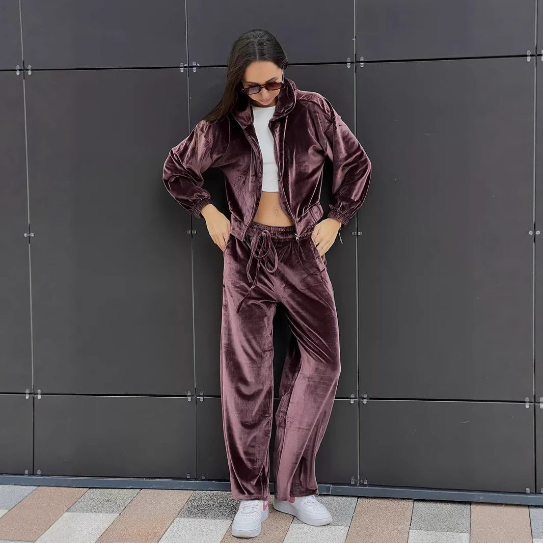 LS | Women Soft Glam Lounge Set Lion Style