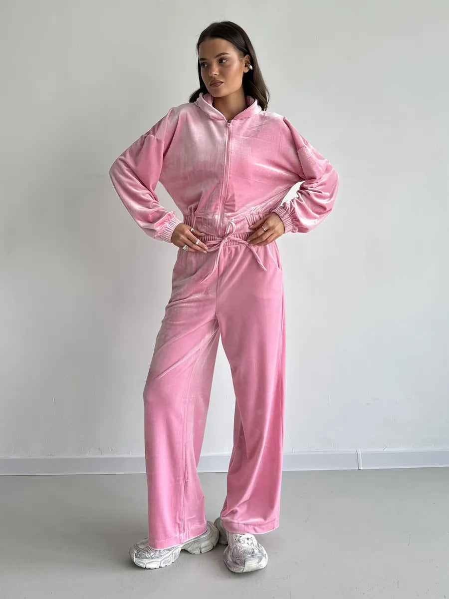 LS | Women Soft Glam Lounge Set Lion Style