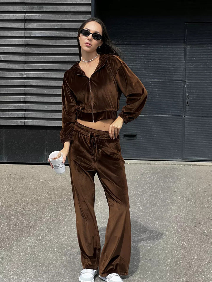 LS | Women Soft Glam Lounge Set Lion Style