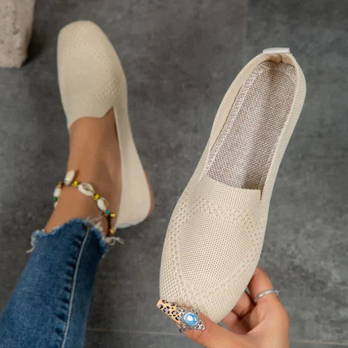 LS | Women Soft Knit Orthopedic Flats Lion Style