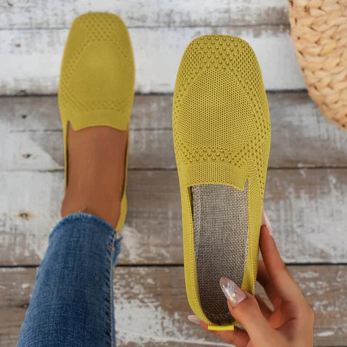 LS | Women Soft Knit Orthopedic Flats Lion Style