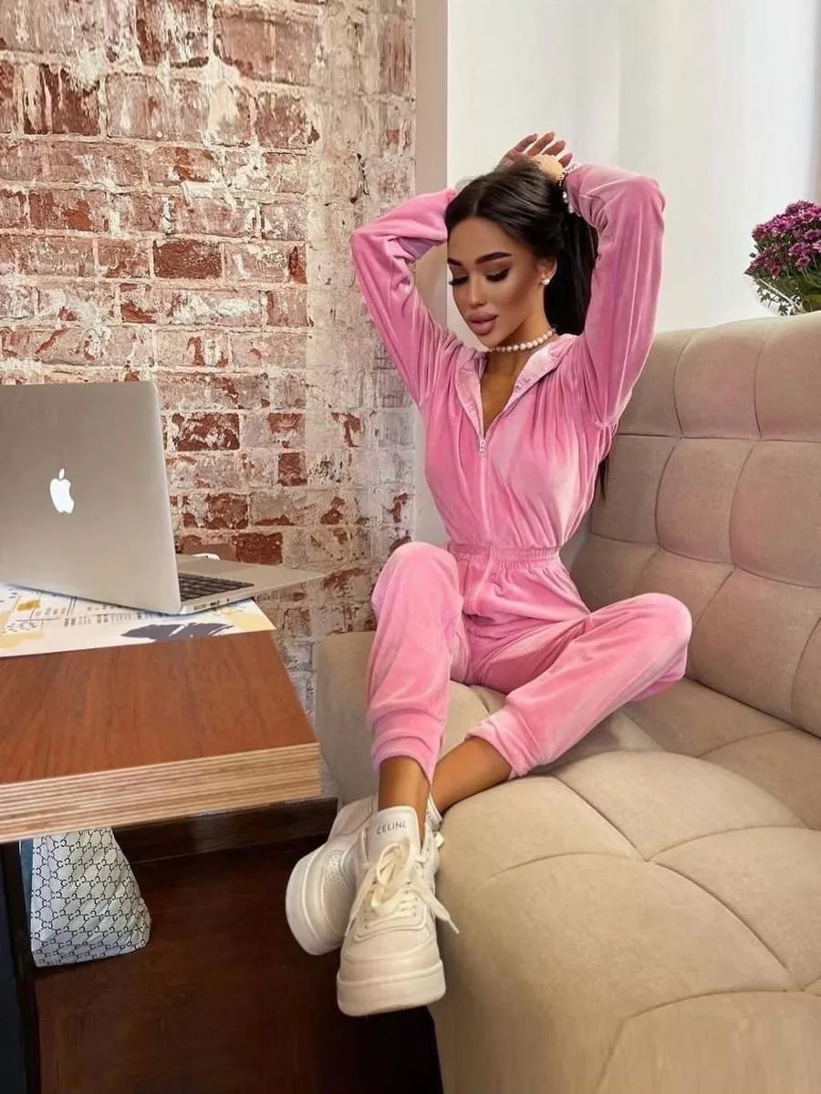 LS | Women Soft Luxe Jumpsuit Lion Style