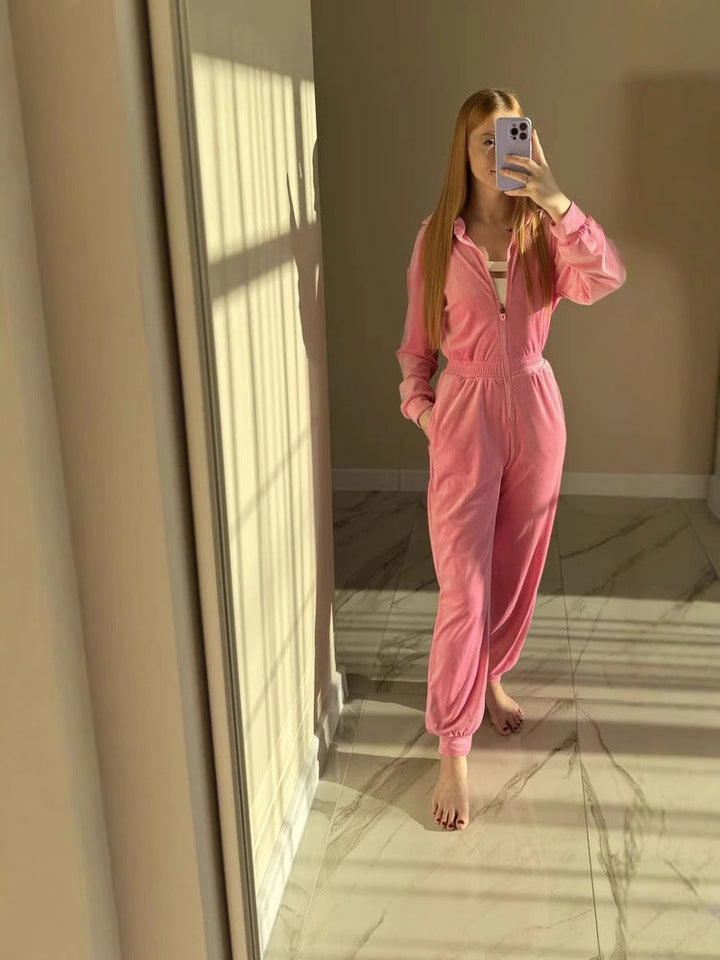 LS | Women Soft Luxe Jumpsuit Lion Style