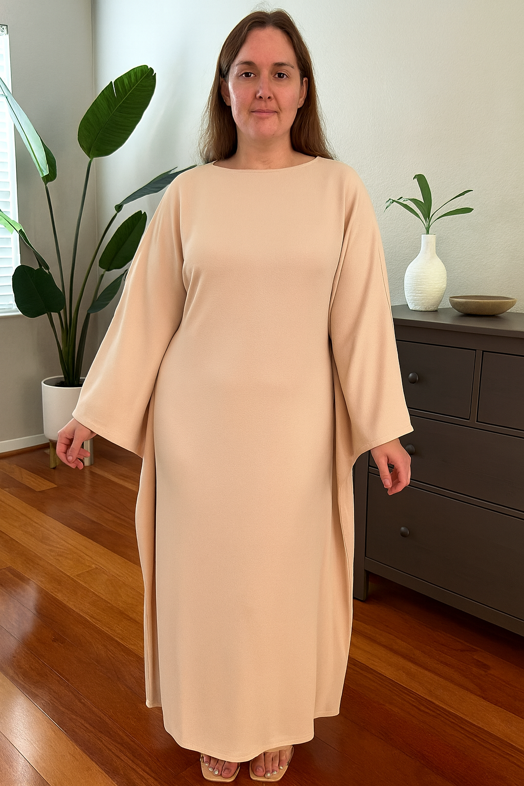 LS | Women Soft Modest Maxi Dress Lion Style
