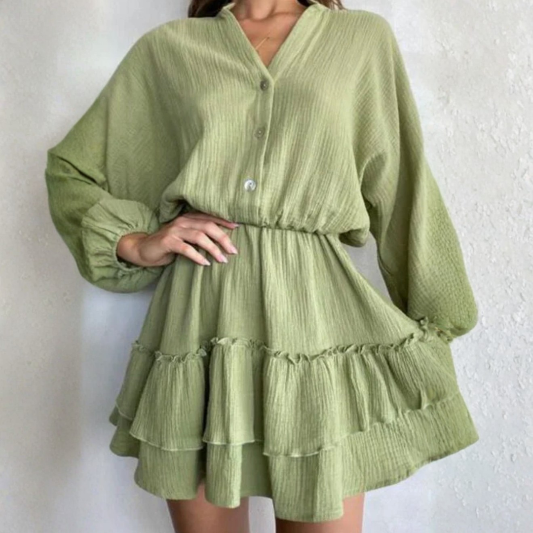 LS | Women Soft Tier Mini Dress