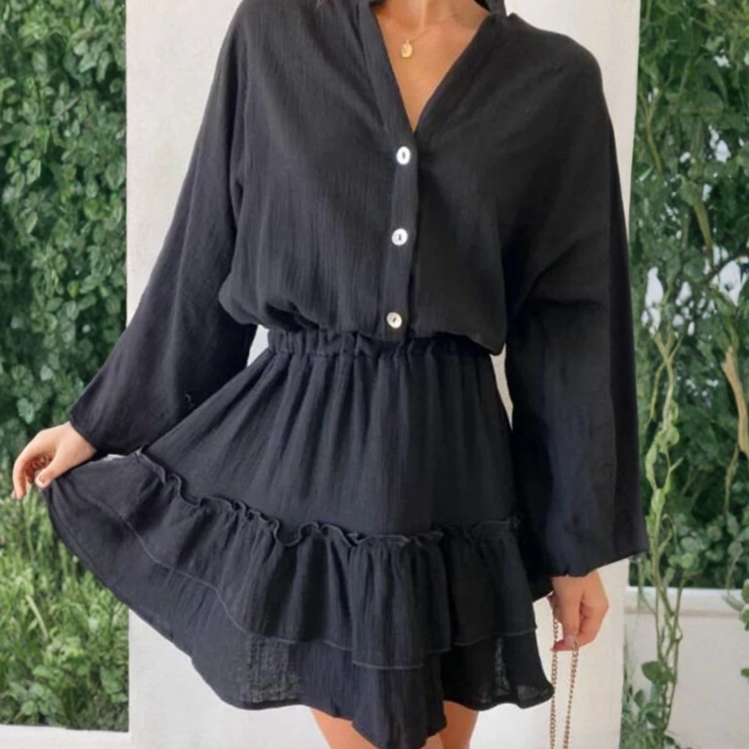 LS | Women Soft Tier Mini Dress