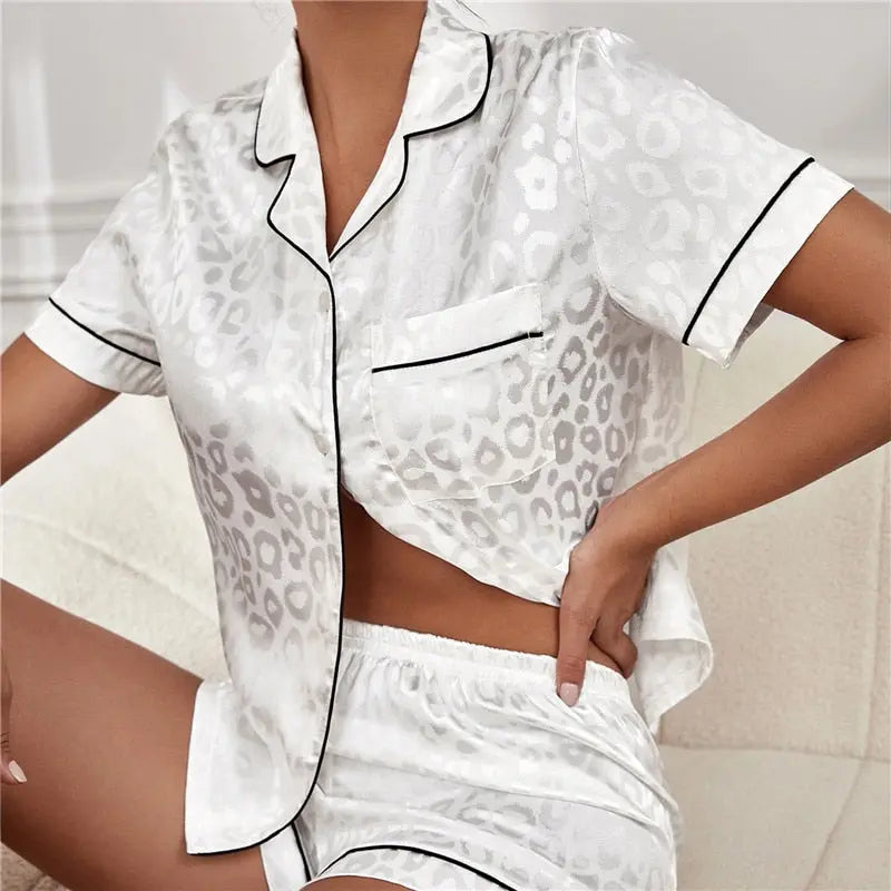LS | Women Soft Touch Pajama Set Lion Style