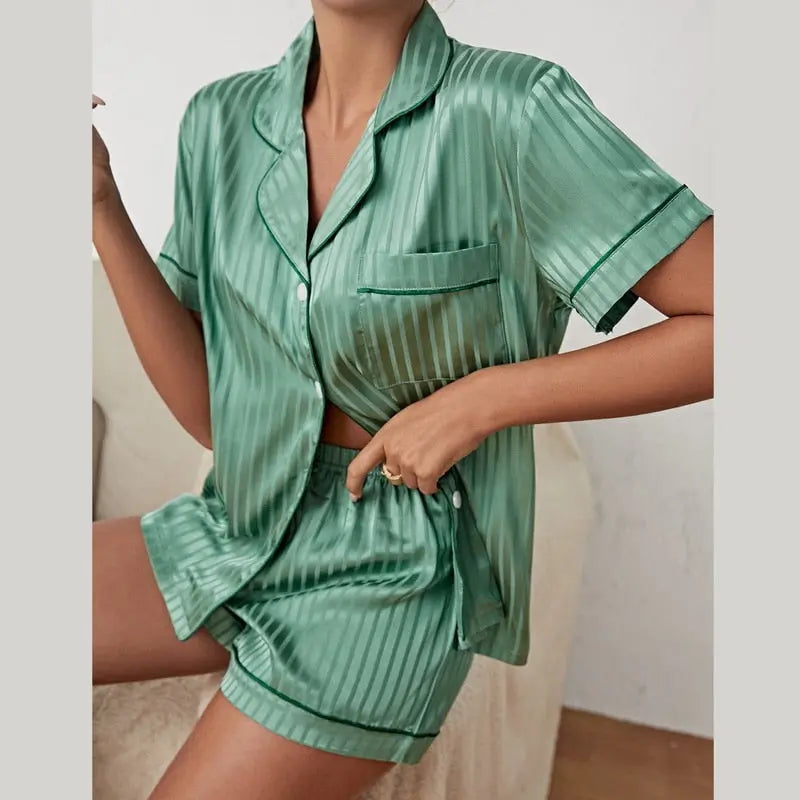 LS | Women Soft Touch Pajama Set Lion Style