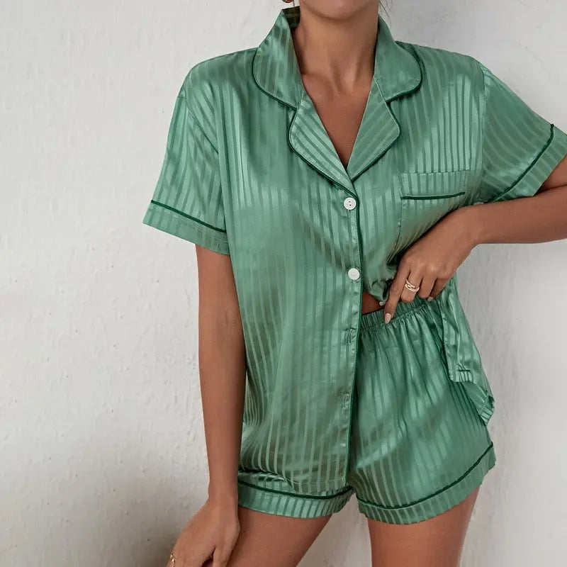 LS | Women Soft Touch Pajama Set Lion Style