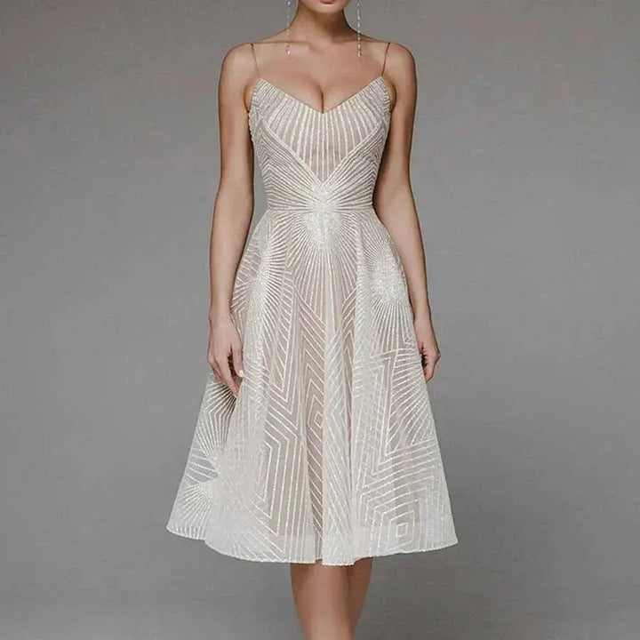 LS | Women Soft Tulle Midi Dress Lion Style