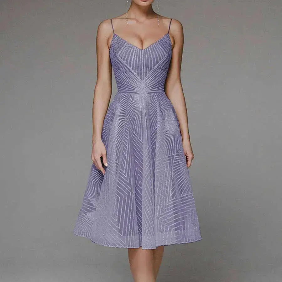 LS | Women Soft Tulle Midi Dress Lion Style