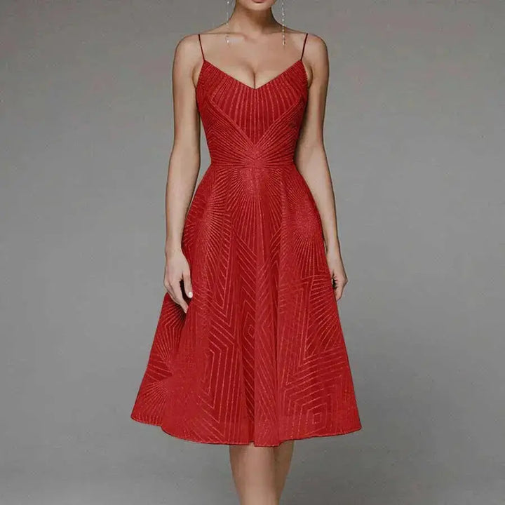LS | Women Soft Tulle Midi Dress Lion Style