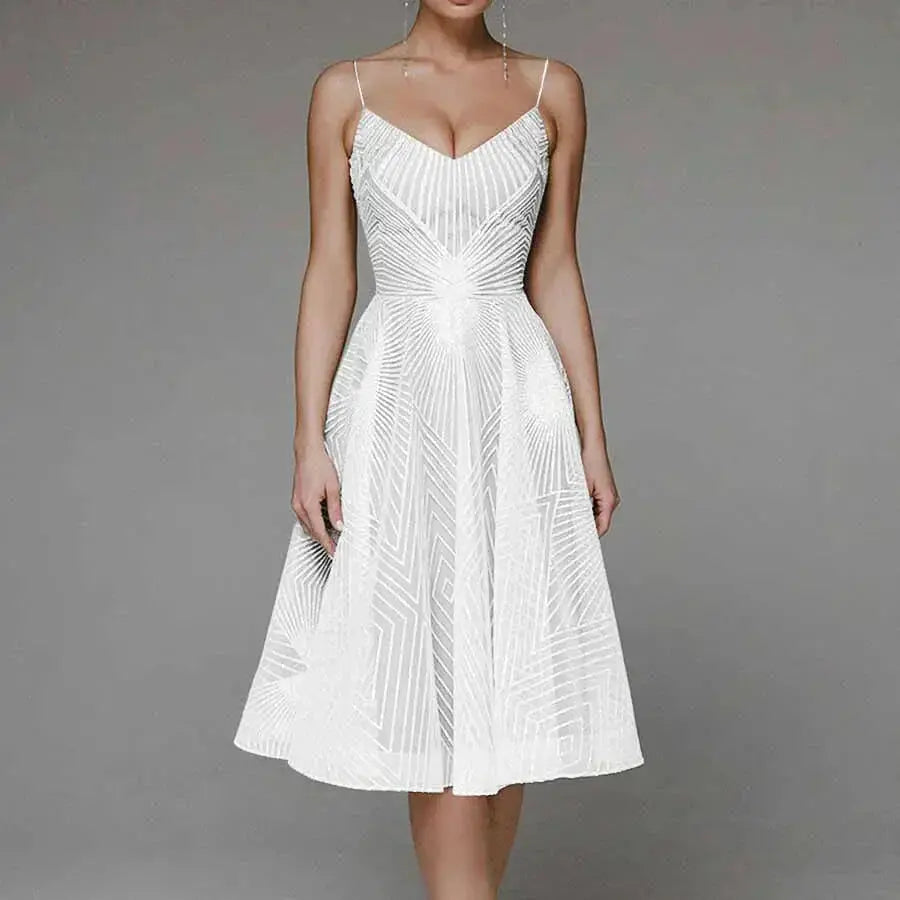LS | Women Soft Tulle Midi Dress Lion Style