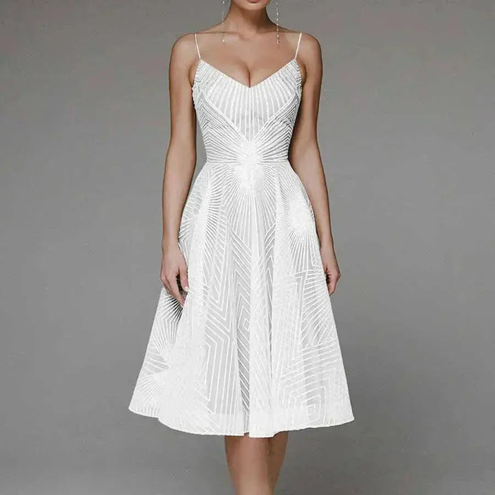 LS | Women Soft Tulle Midi Dress Lion Style