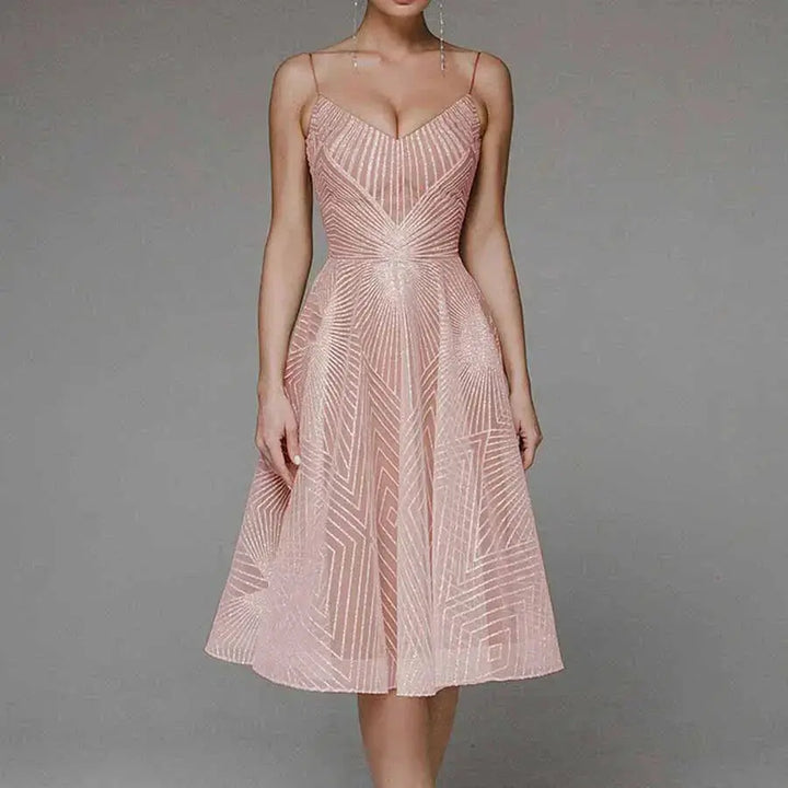 LS | Women Soft Tulle Midi Dress Lion Style