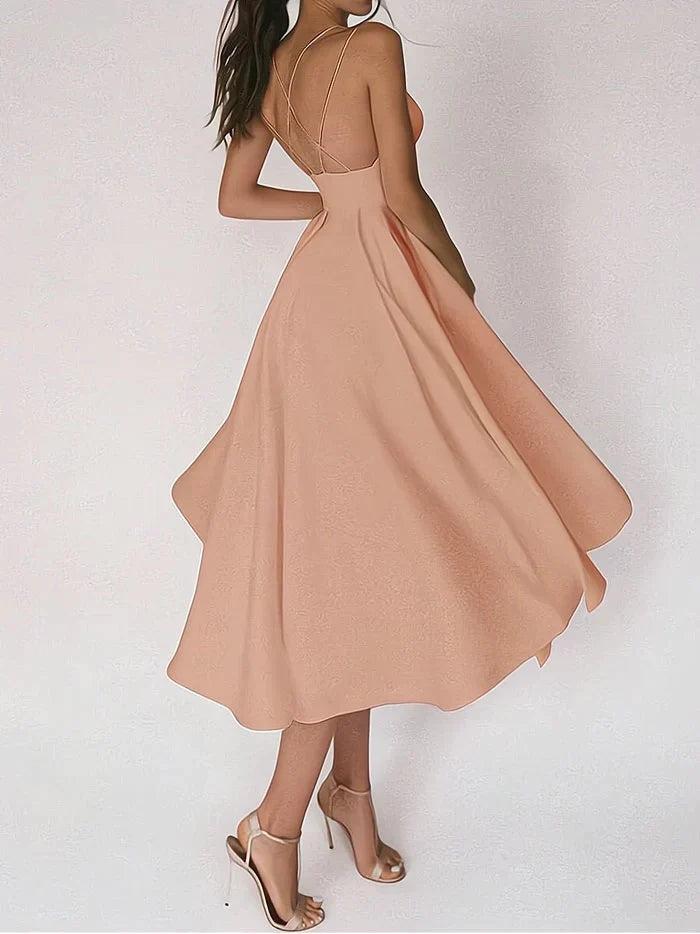 LS | Women Strappy Back Dress Lion Style