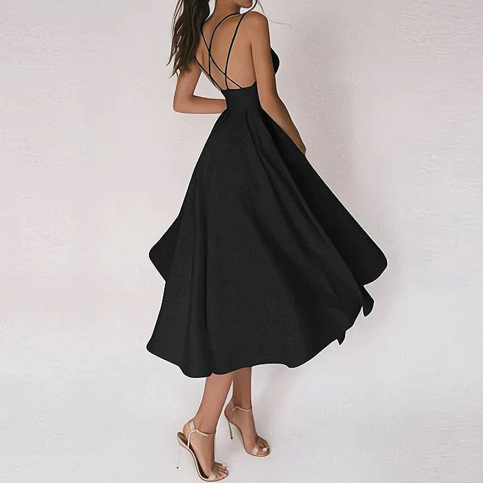 LS | Women Strappy Back Dress Lion Style