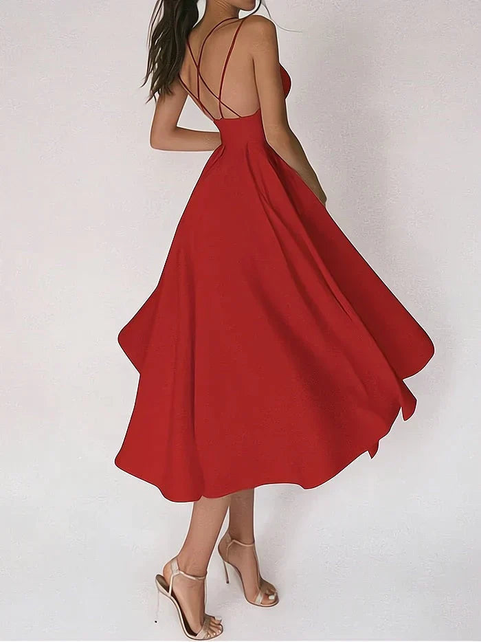 LS | Women Strappy Back Dress Lion Style