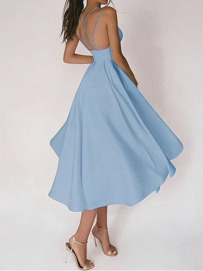 LS | Women Strappy Back Dress Lion Style