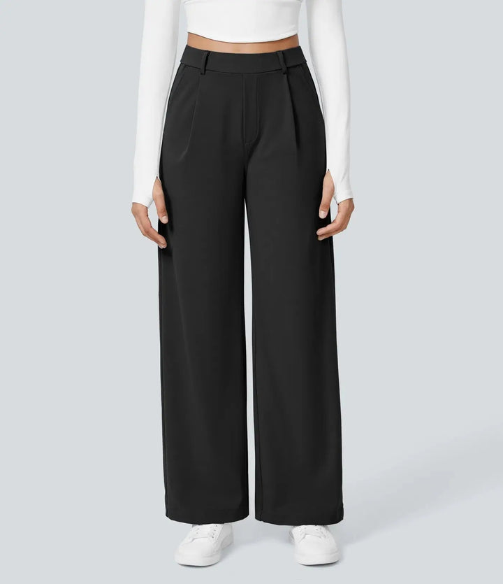LS | Women Stylish Casual Wide Leg Pants Lion Style