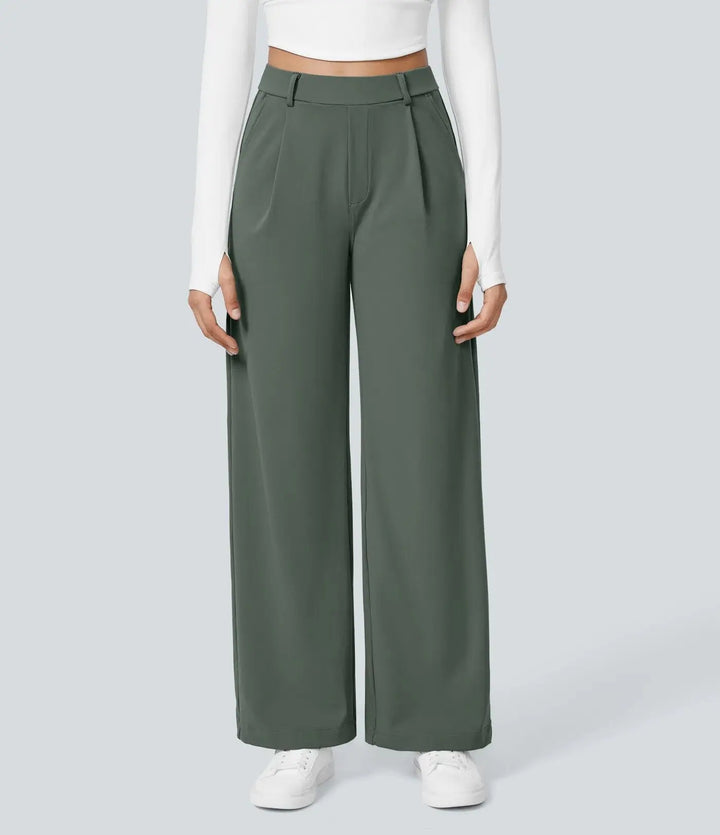 LS | Women Stylish Casual Wide Leg Pants Lion Style