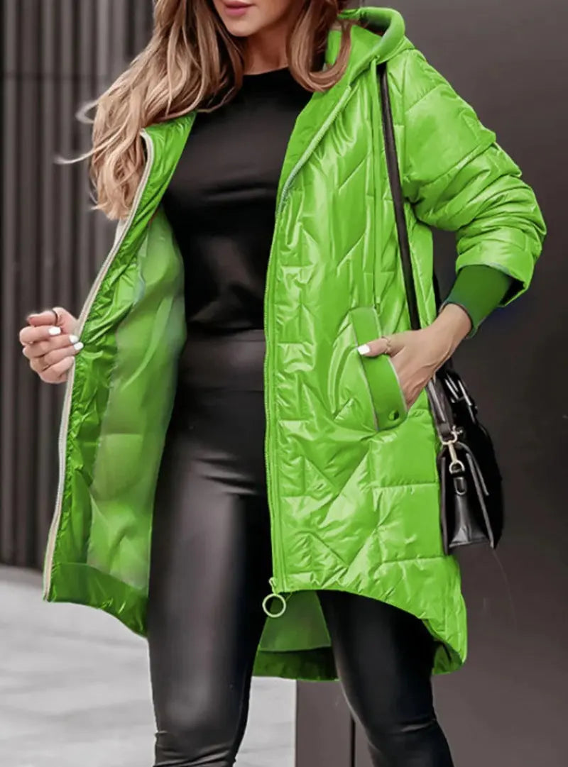 LS | Women Stylish Quilted Jacket Lion Style