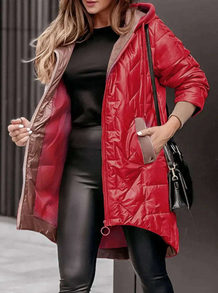 LS | Women Stylish Quilted Jacket Lion Style