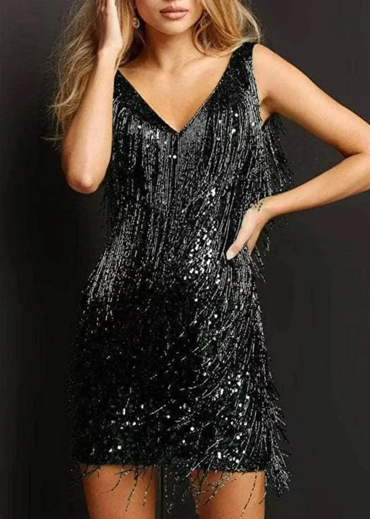LS | Women Tassel Diva Mini Dress Lion Style