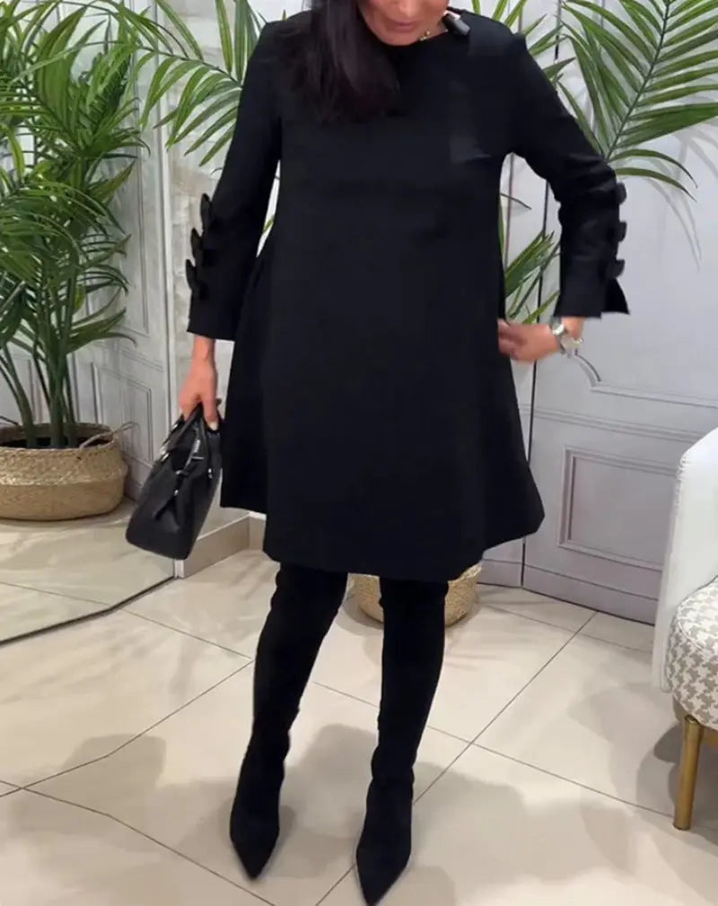 LS | Women Timeless A Line Dress Lion Style