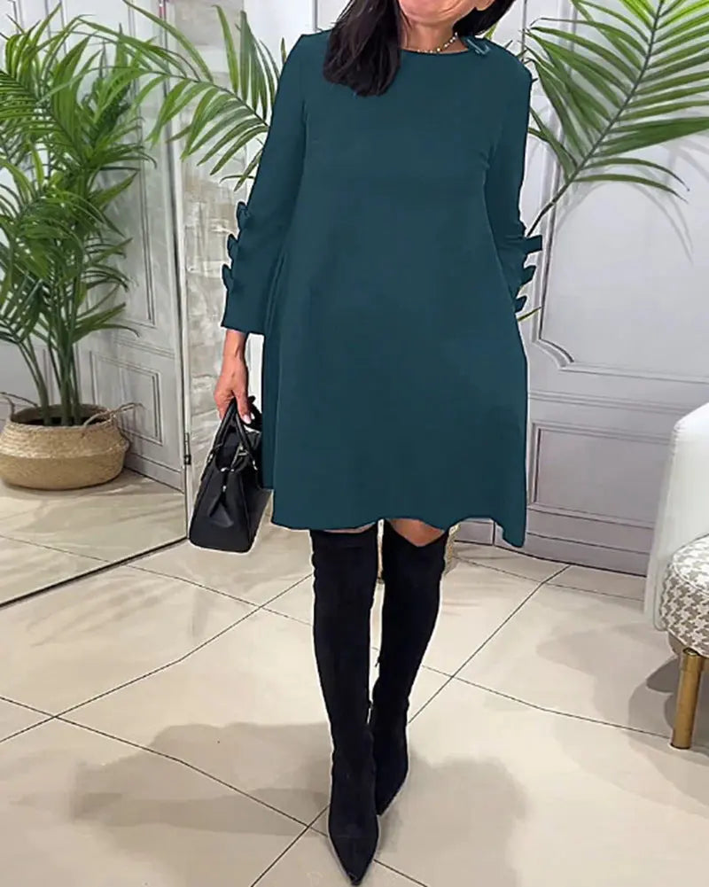 LS | Women Timeless A Line Dress Lion Style